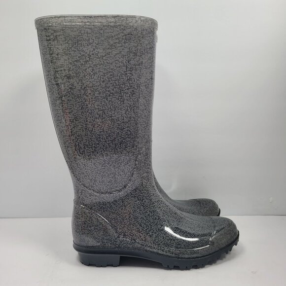 Chinook Women's Black Rubber Rain Boots US Size 7 NWOT - Picture 1 of 11